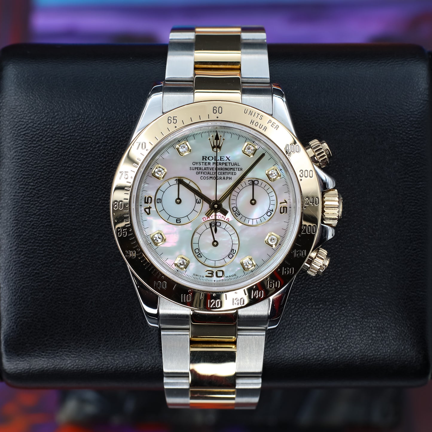 Rolex Daytona Mother Of Pearl Diamond Two Tone - 116523