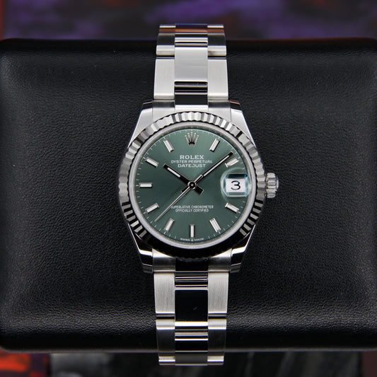Rolex Datejust 31 Green 2025 Complete - 278274