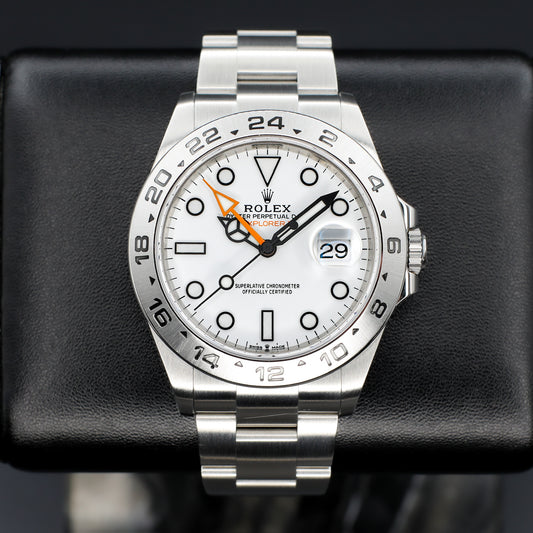 Rolex Explorer II White Dial Full Set - 226570