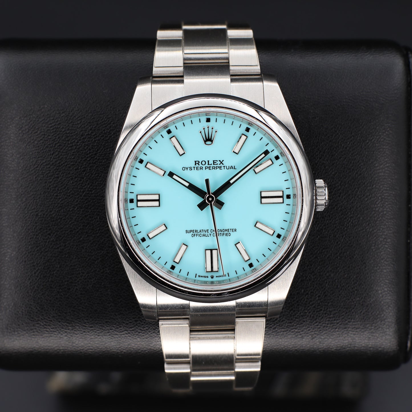 Rolex Oyster Perpetual Tiffany Dial 41 2022 Complete - 124300