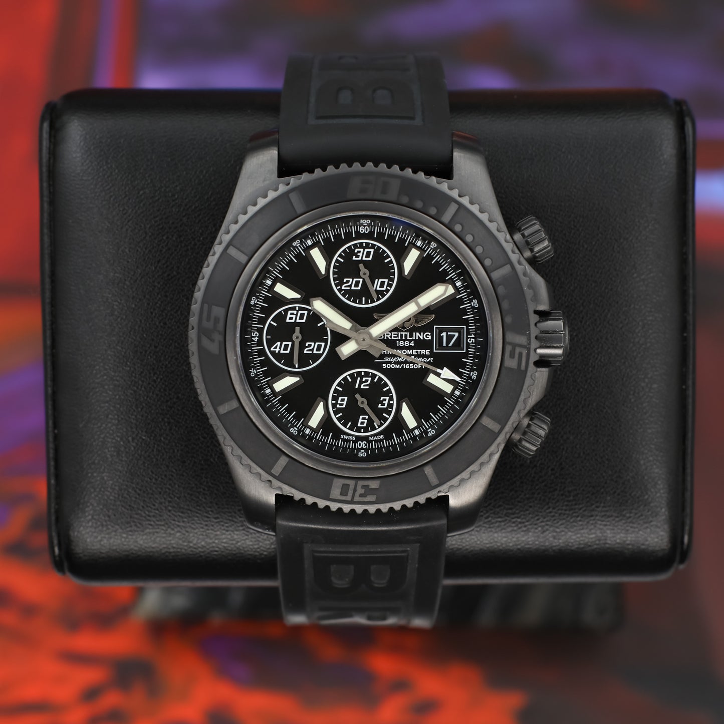 Breitling Superocean II Black PVD Special Edition Complete - M13341