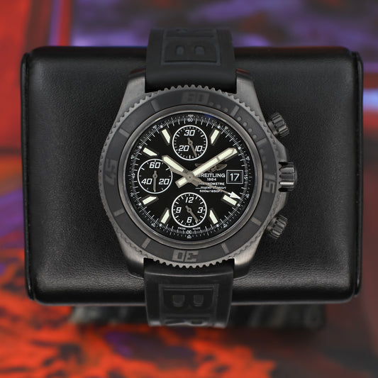 Breitling Superocean II Black PVD Special Edition Complete - M13341