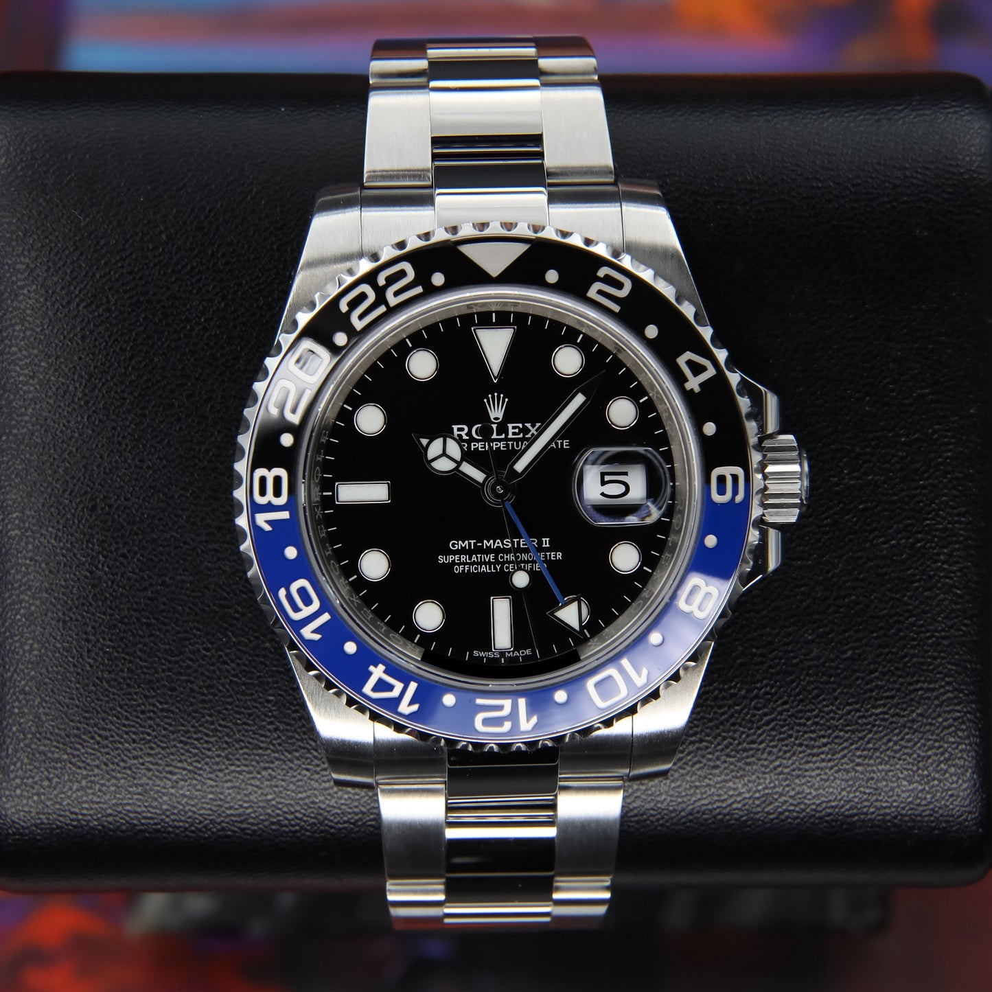 Rolex GMT-Master II Batman Oyster 2017 Complete - 116710BLNR