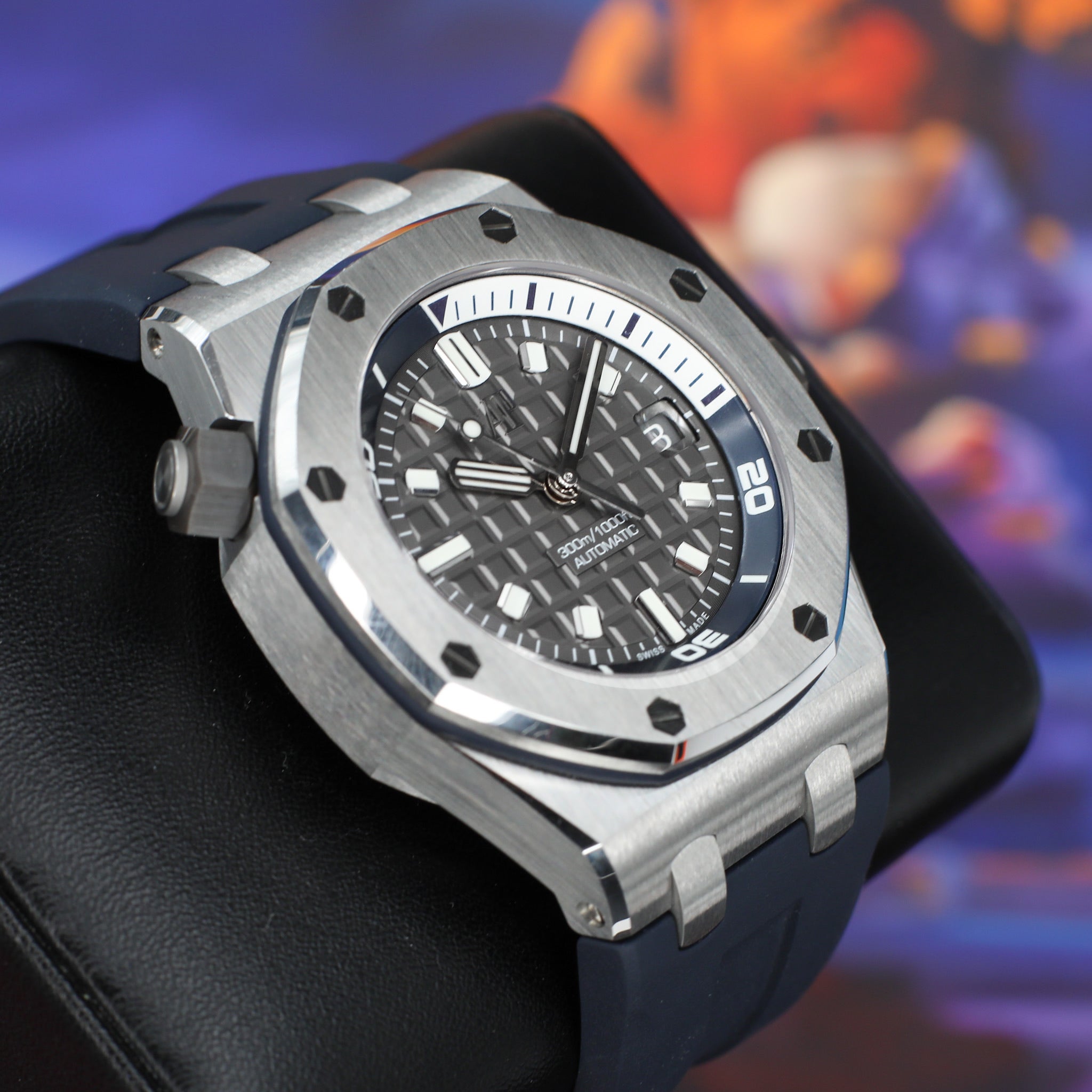 Audemars Piguet Royal Oak Offshore Diver Steel Slate Grey Dial 2024 Complete - 15720ST