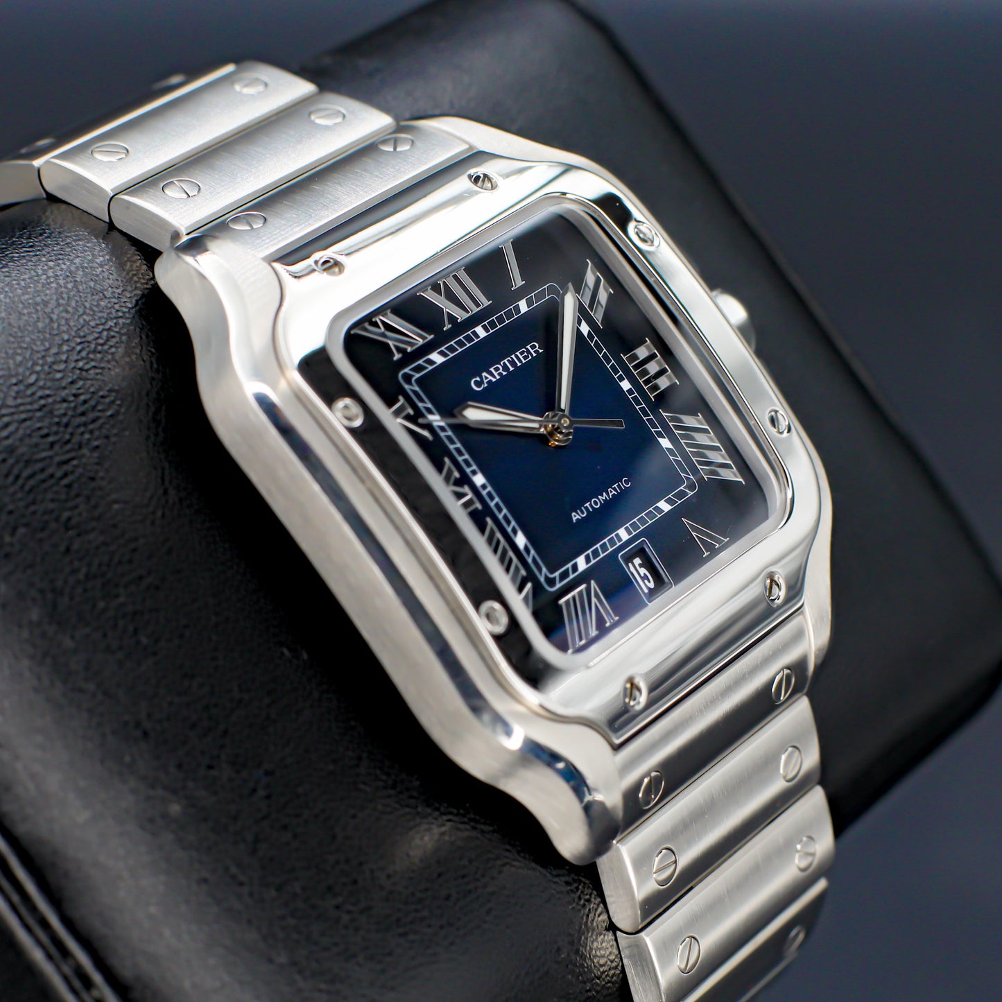 Cartier Santos Large Blue Dial 40mm Automatic 2022 - WSSA0030