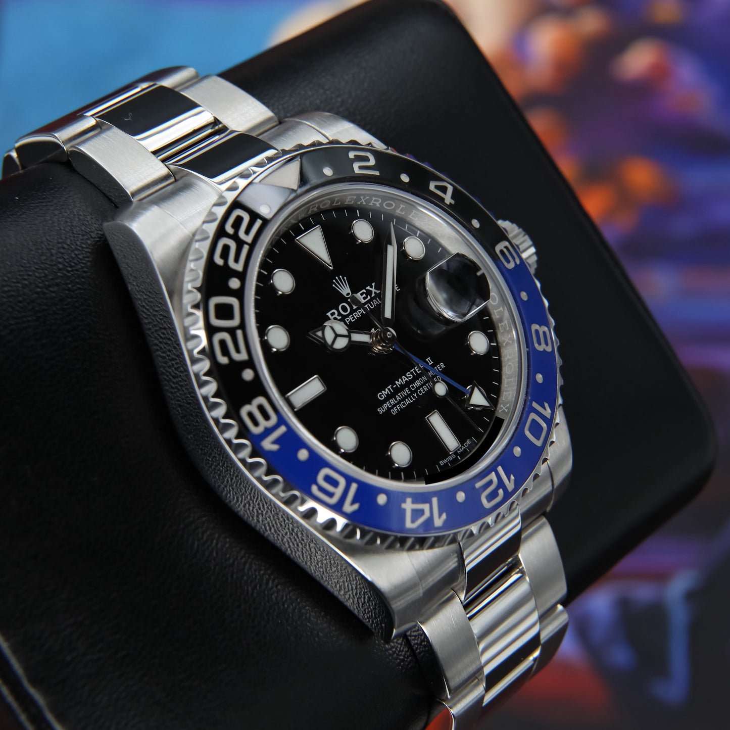 Rolex GMT-Master II Batman Oyster 2017 Complete - 116710BLNR