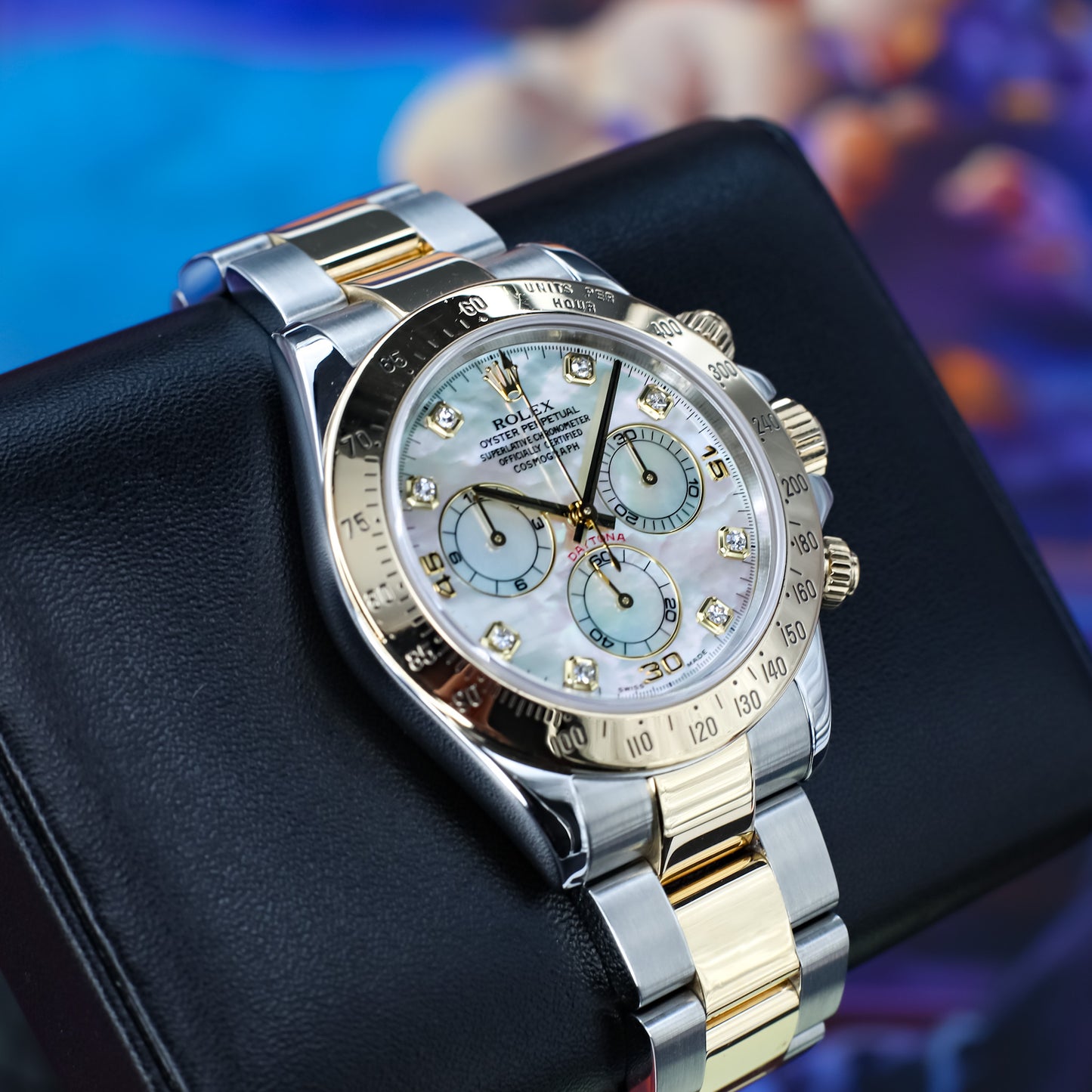 Rolex Daytona Mother Of Pearl Diamond Two Tone - 116523