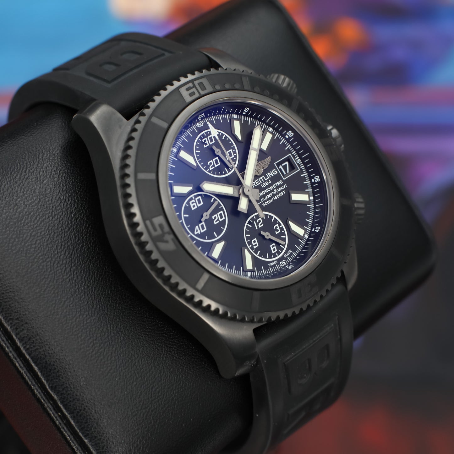 Breitling Superocean II Black PVD Special Edition Complete - M13341