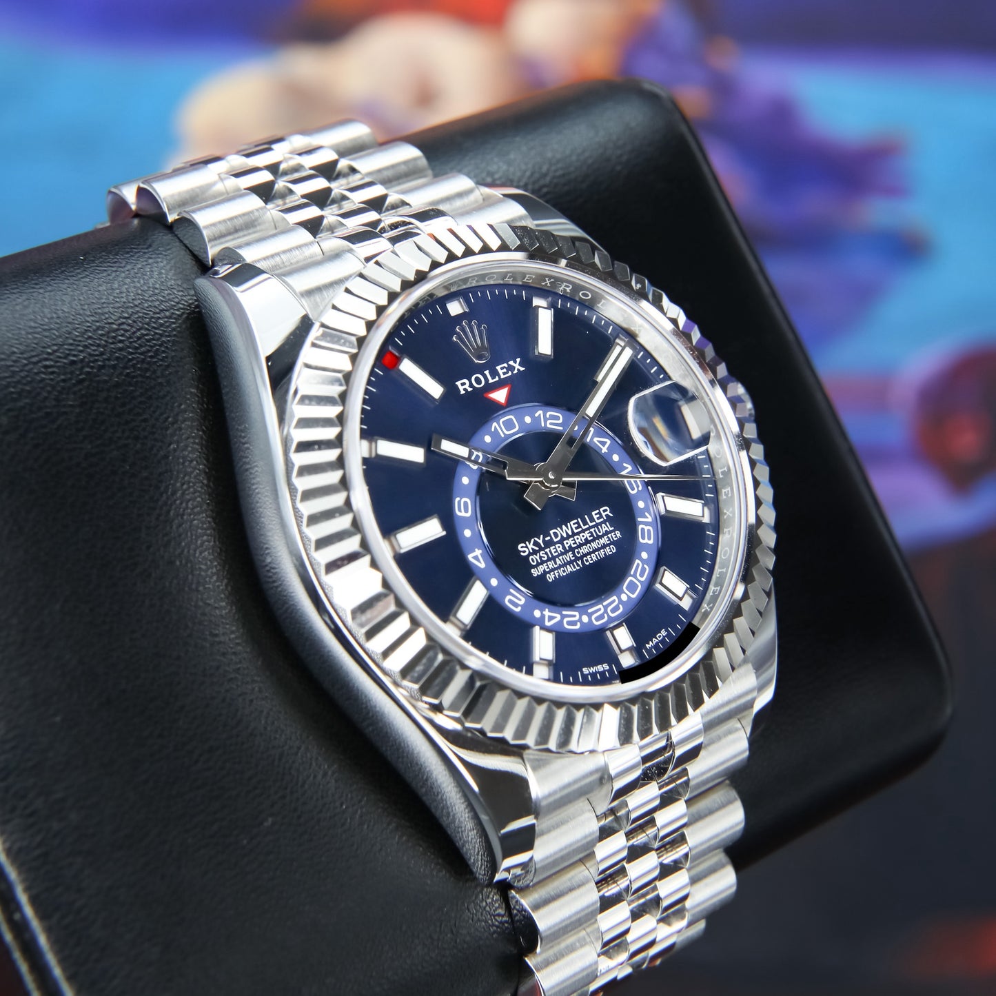 Rolex Sky-Dweller Blue Dial Jubilee 2022 Complete - 326934