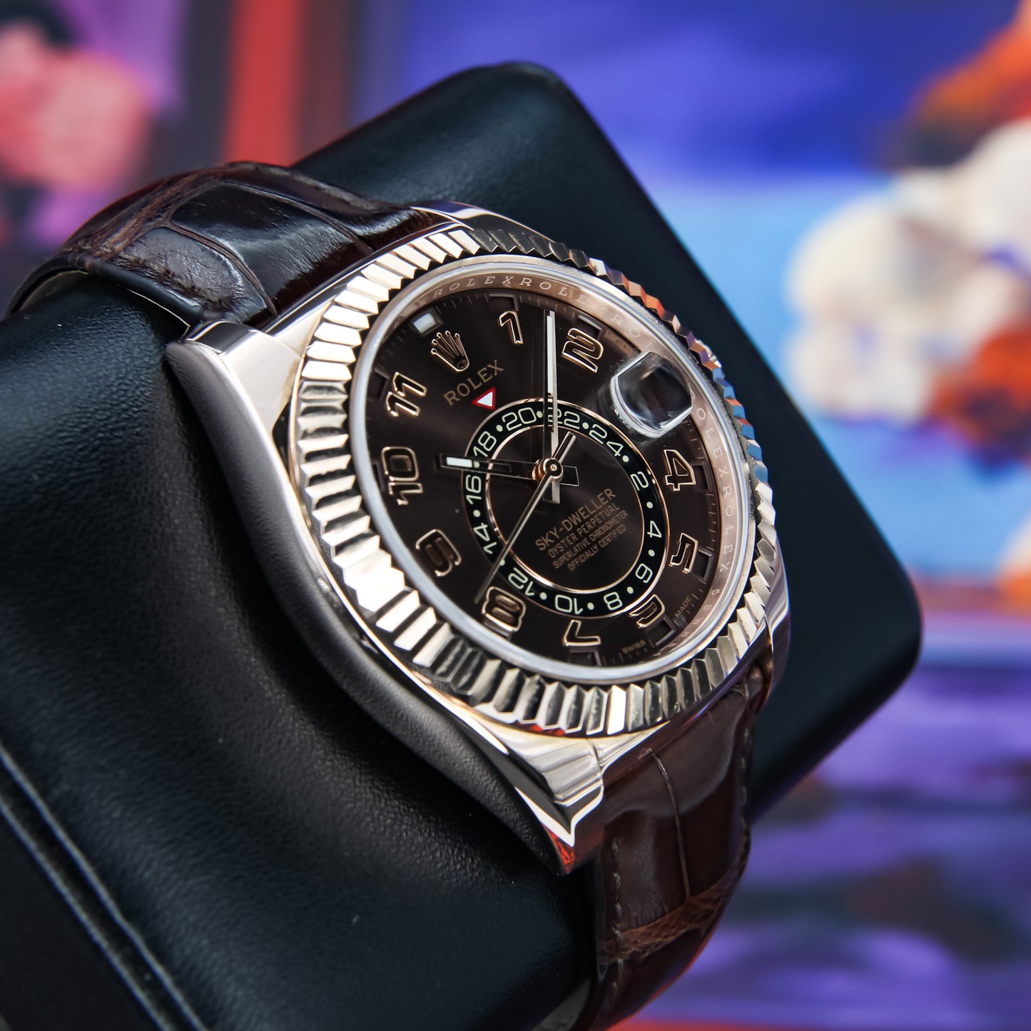 Rolex Skydweller Chocolate Complete - 326135