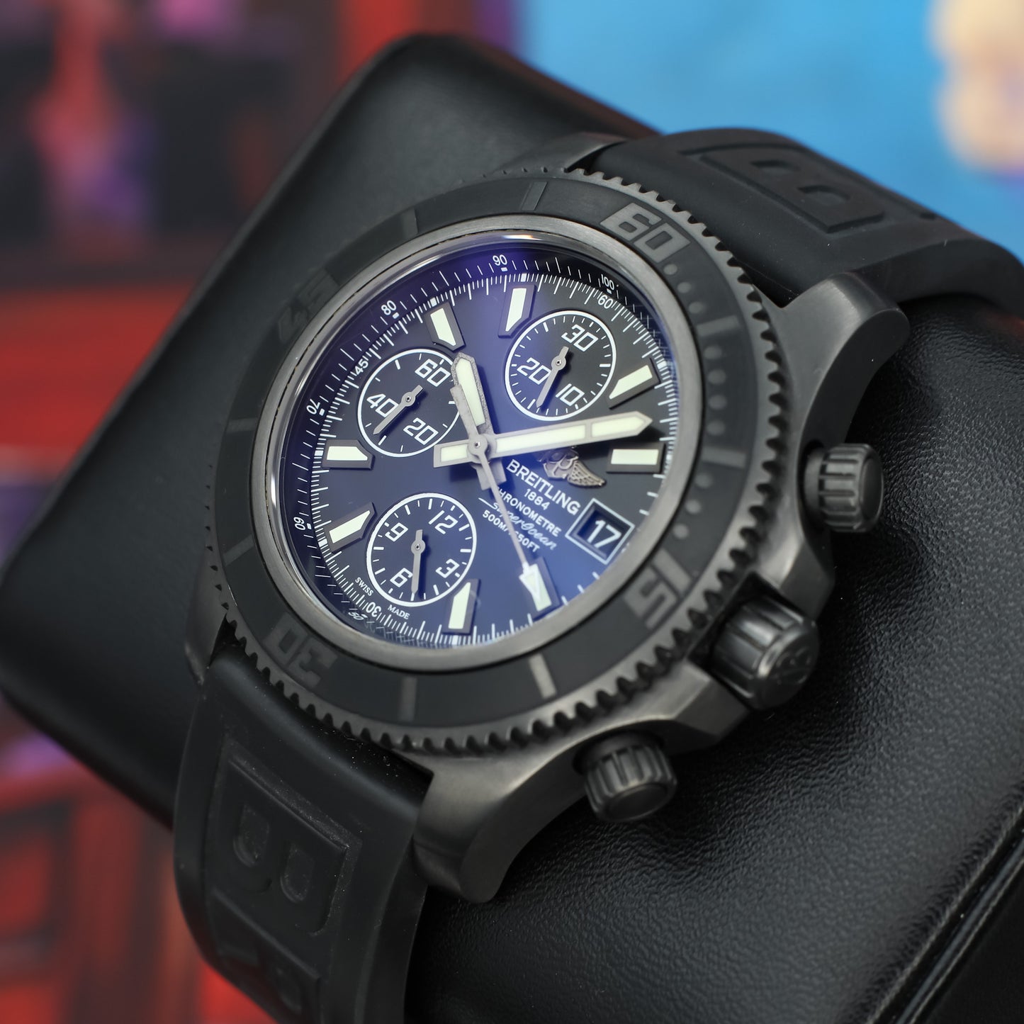 Breitling Superocean II Black PVD Special Edition Complete - M13341