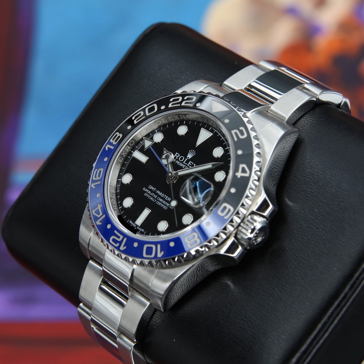 Rolex GMT-Master II Batman Oyster 2016 Complete - 116710BLNR