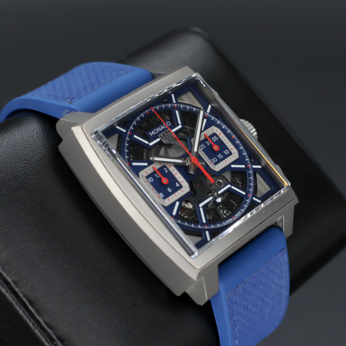 TAG Heuer Monaco Skeleton Blue Dial 39mm Automatic - CBL2182.FT6235