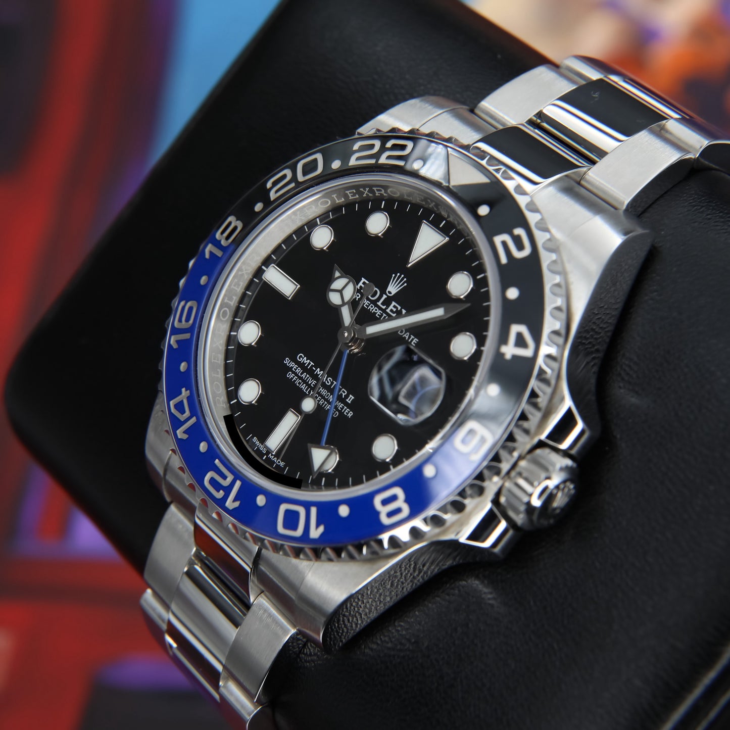 Rolex GMT-Master II Batman Oyster 2017 Complete - 116710BLNR