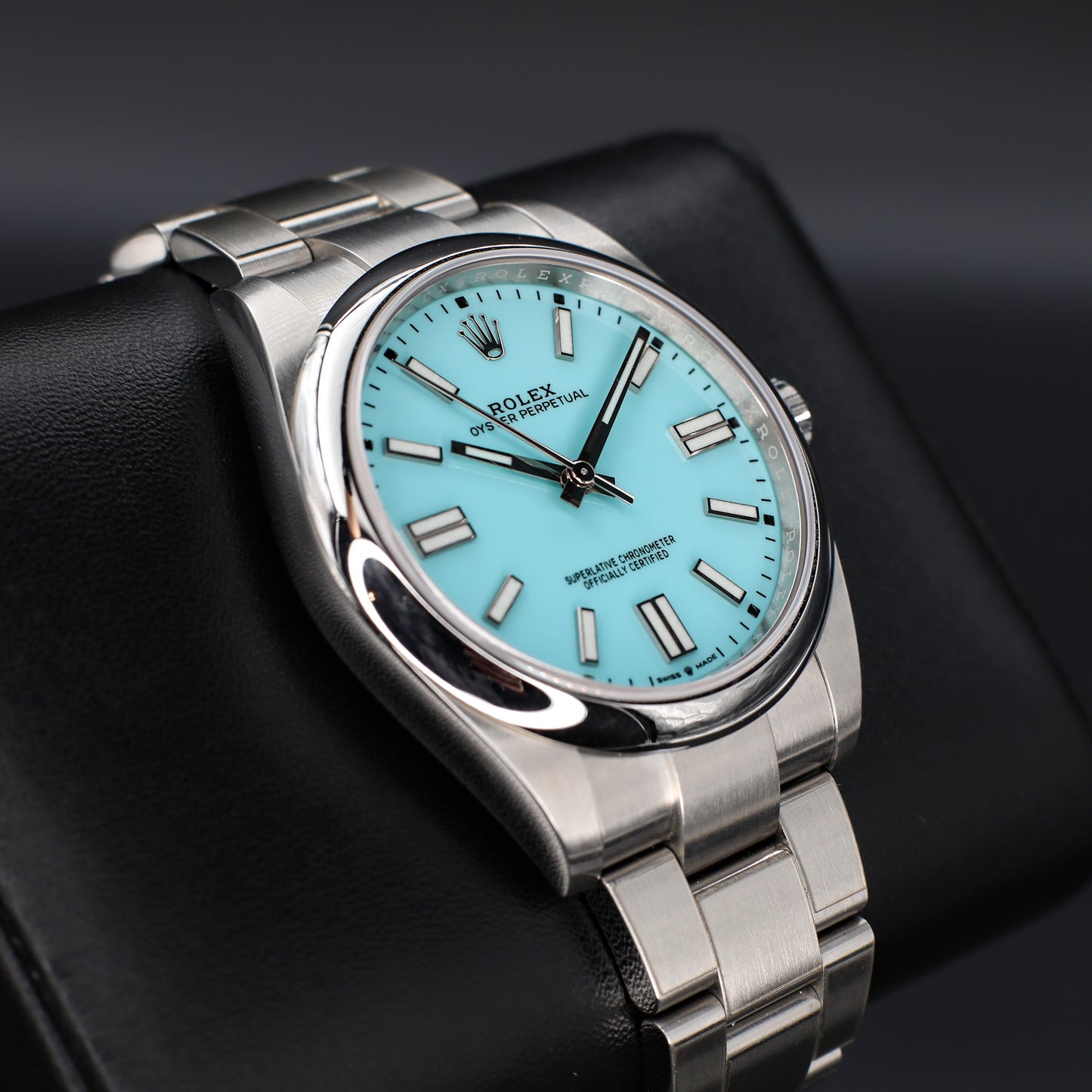 Rolex Oyster Perpetual Tiffany Dial 41 2022 Complete - 124300