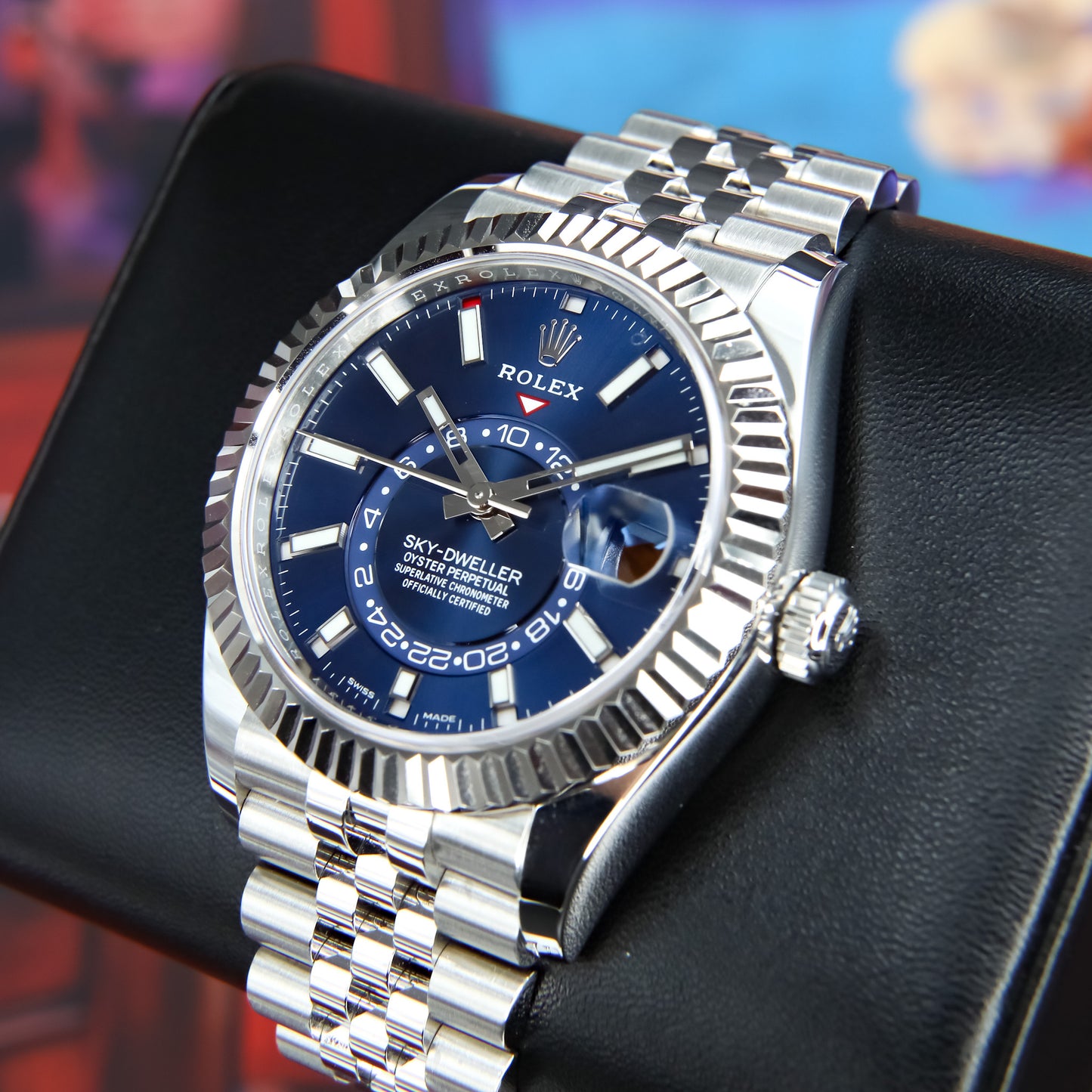 Rolex Sky-Dweller Blue Dial Jubilee 2022 Complete - 326934