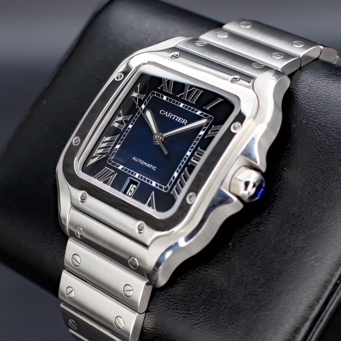 Cartier Santos Large Blue Dial 40mm Automatic 2022 - WSSA0030