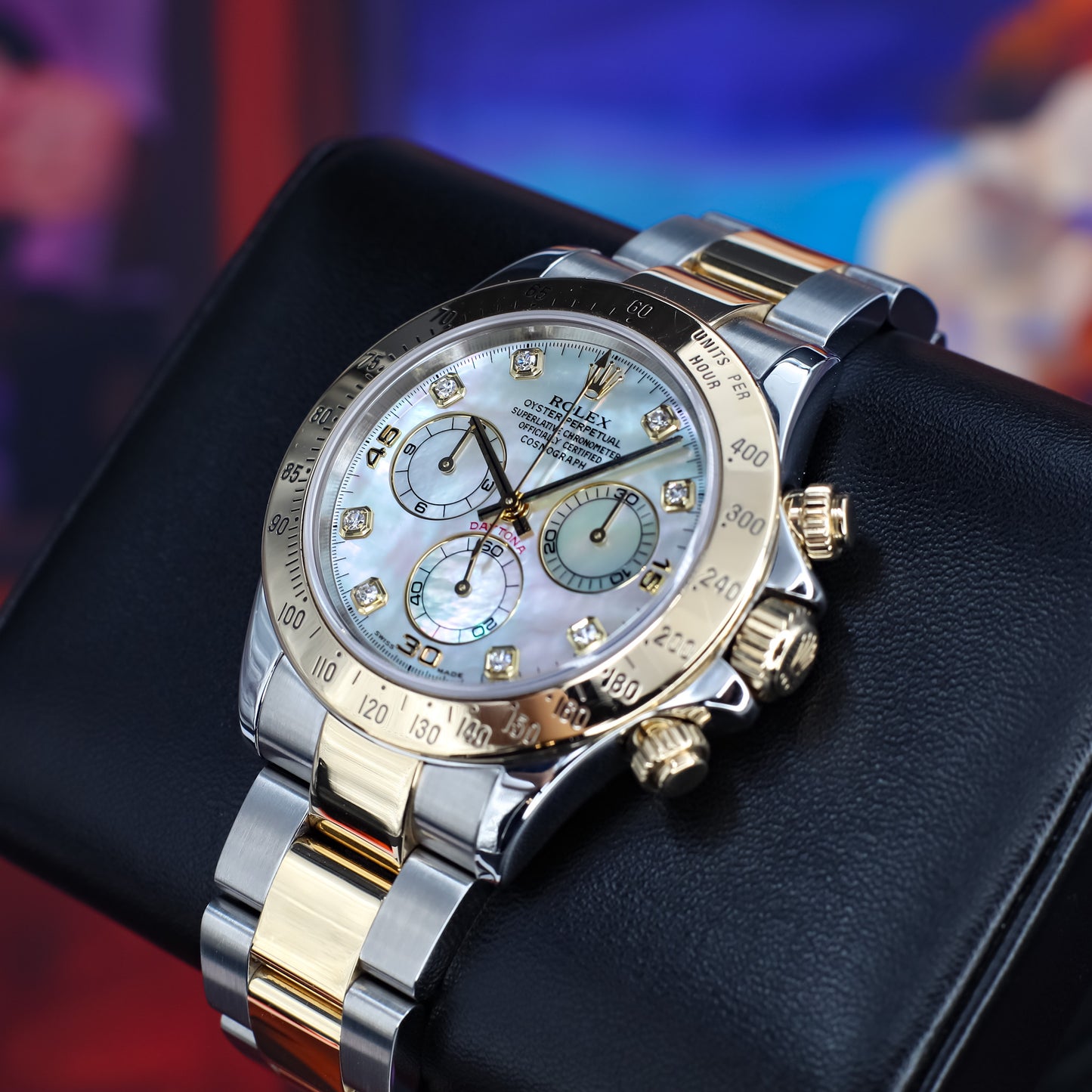 Rolex Daytona Mother Of Pearl Diamond Two Tone - 116523