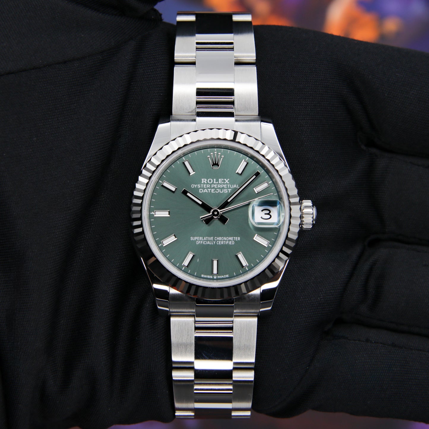 Rolex Datejust 31 Green 2025 Complete - 278274
