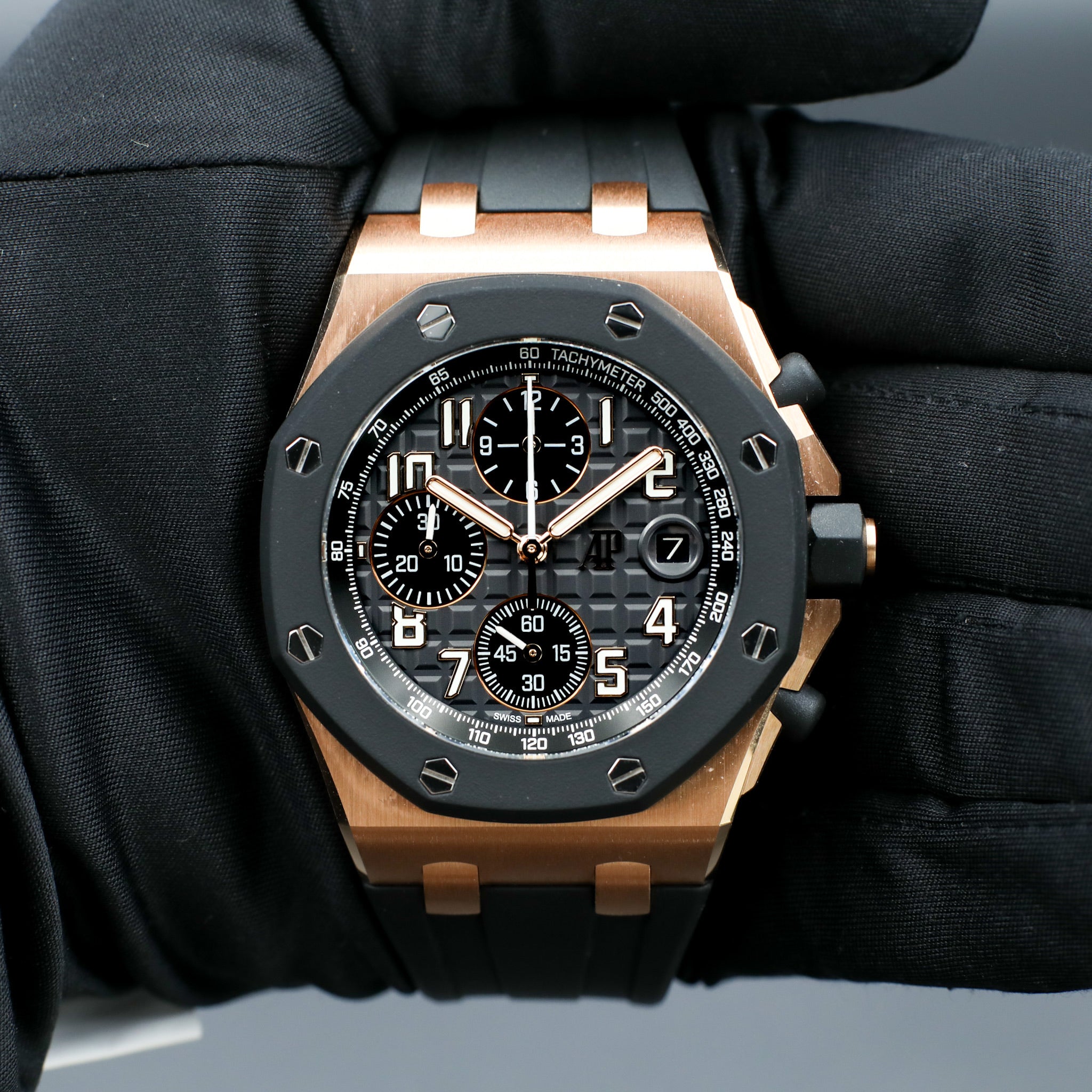 Audemars Piguet Royal Oak Offshore Rubber Clad Rose Gold 2025 Complete Set - 26238OK.OO.A002CA.01