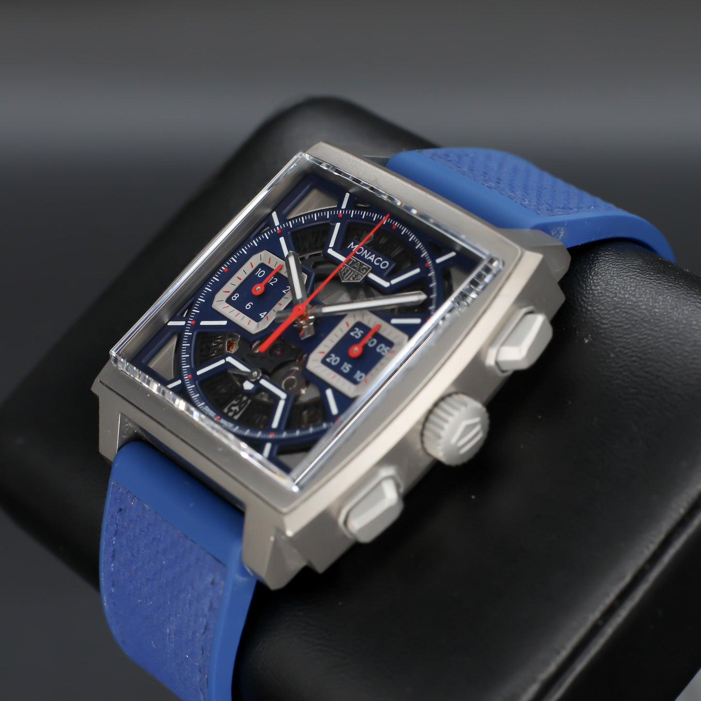 TAG Heuer Monaco Skeleton Blue Dial 39mm Automatic - CBL2182.FT6235