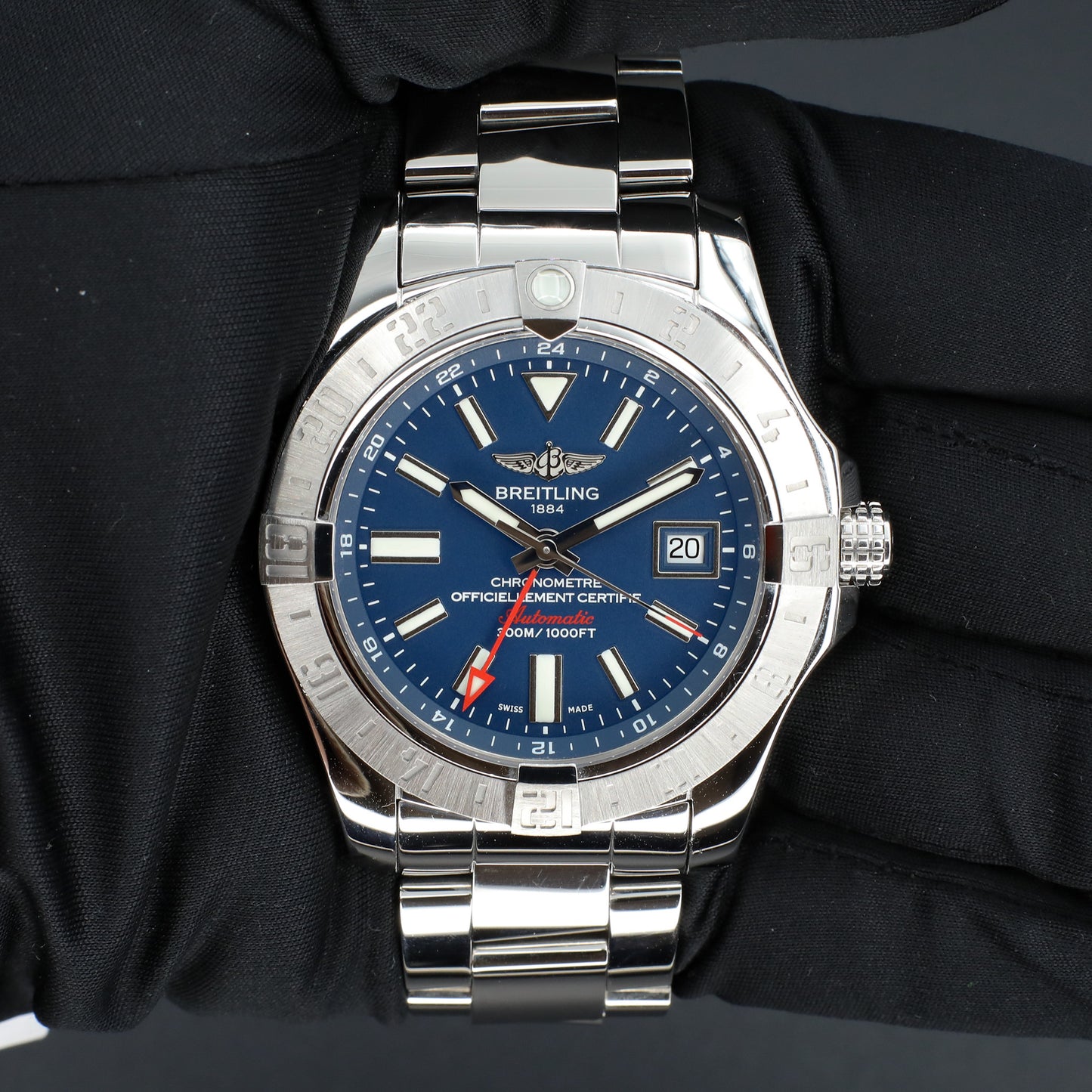 Breitling Avenger GMT Blue Dial - A32390