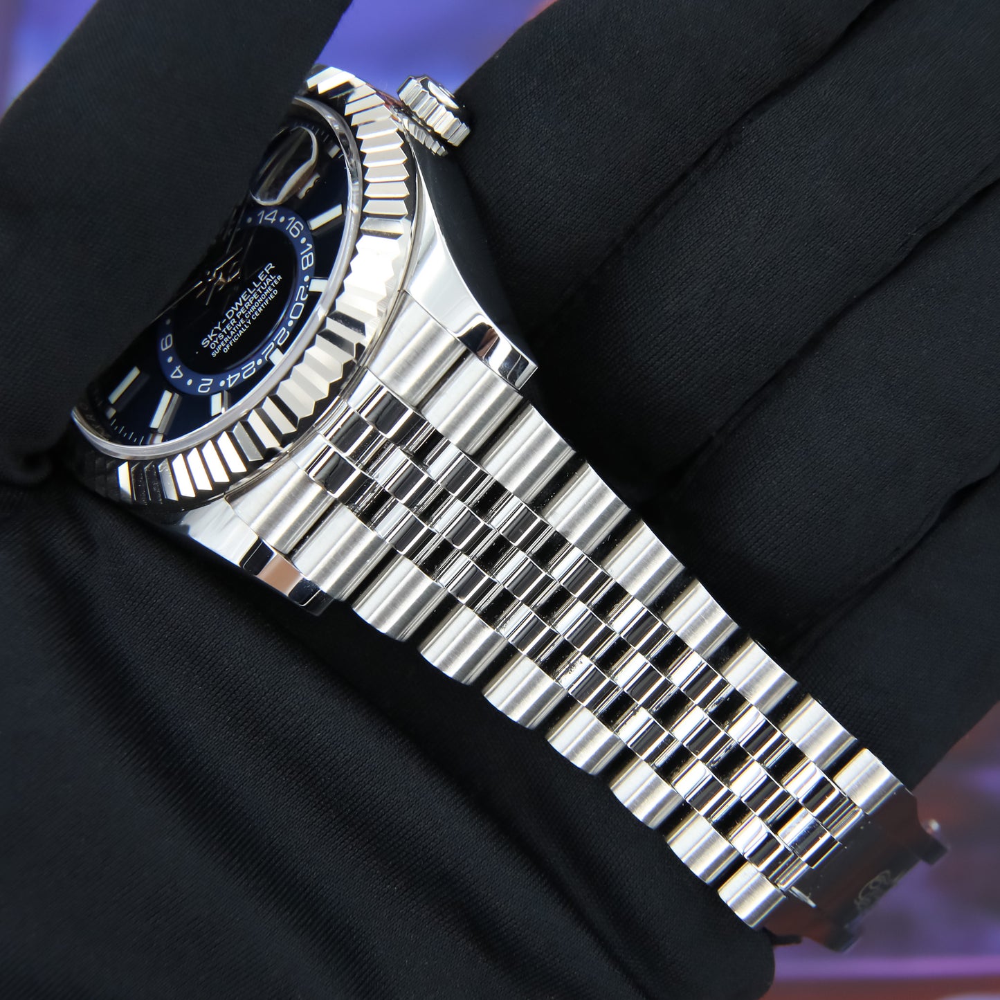 Rolex Sky-Dweller Blue Dial Jubilee 2022 Complete - 326934