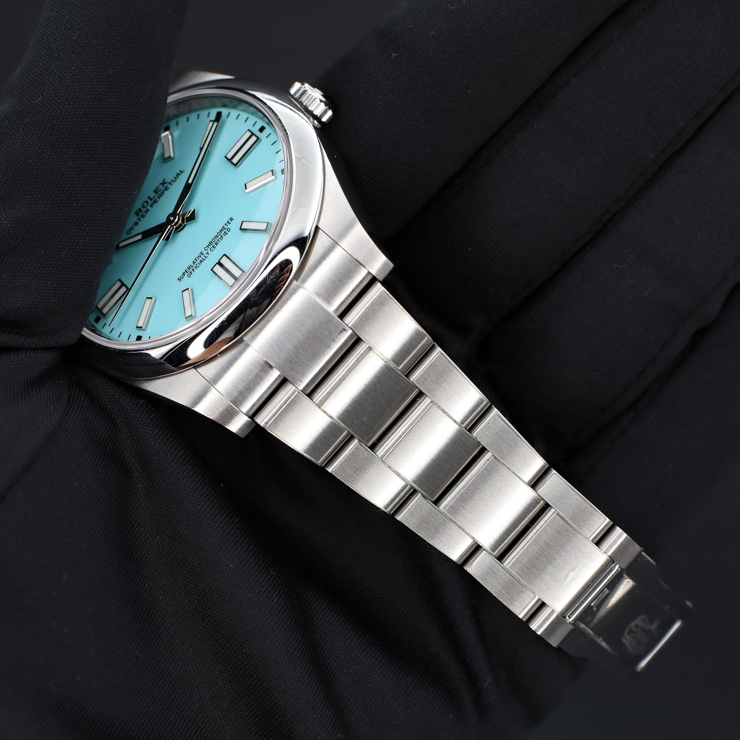 Rolex Oyster Perpetual Tiffany Dial 41 2022 Complete - 124300