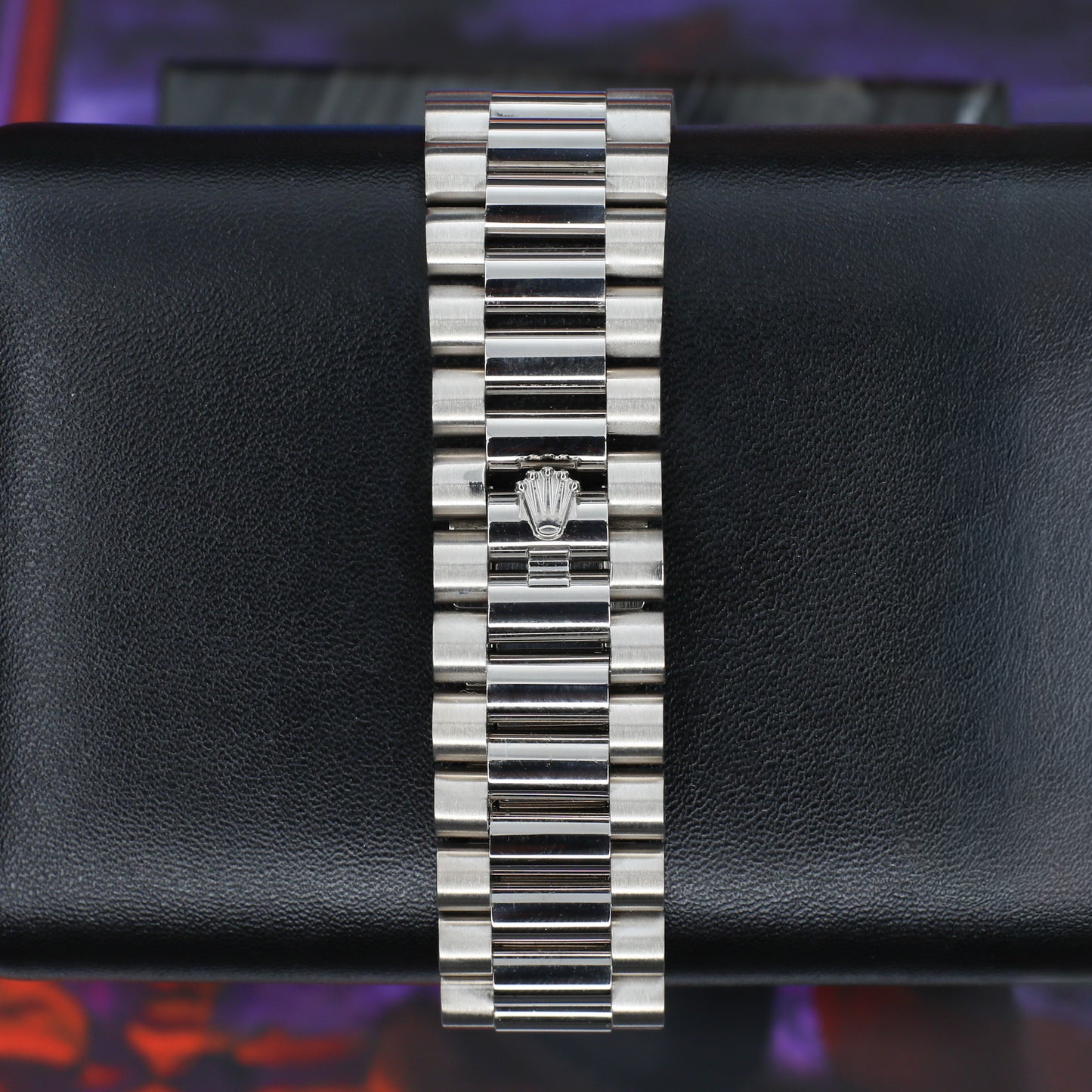 Rolex Daydate White Gold Meteorite Baguette 2025 Complete - 228239