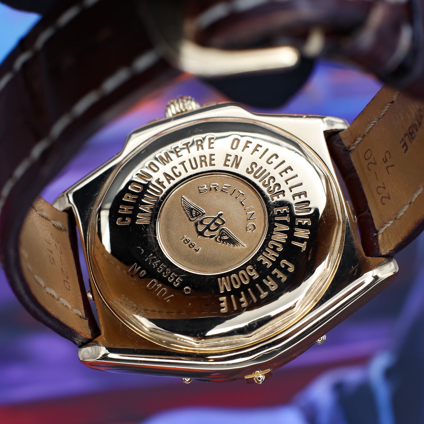 Breitling Windrider Headwind Daydate Blue Dial - K45355