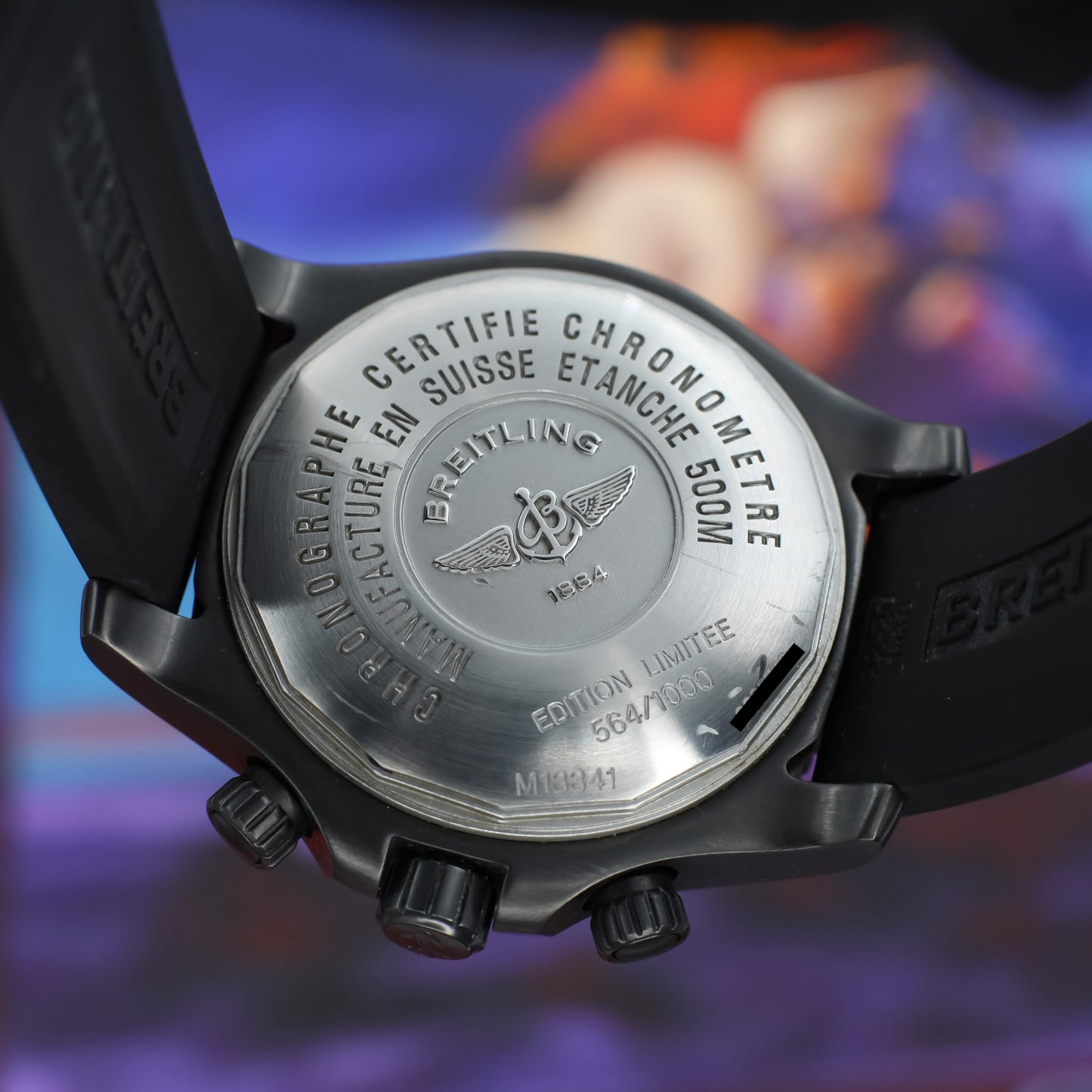 Breitling Superocean II Black PVD Special Edition Complete - M13341