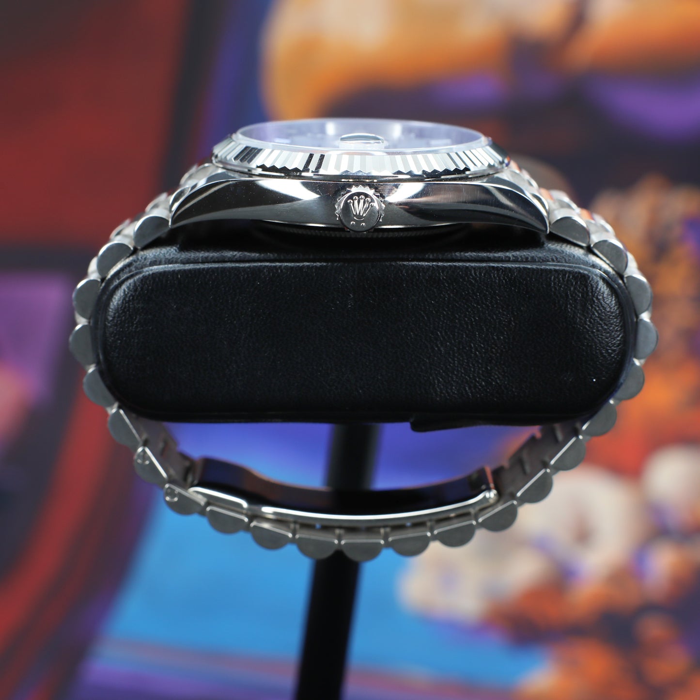 Rolex Daydate White Gold Meteorite Baguette 2025 Complete - 228239