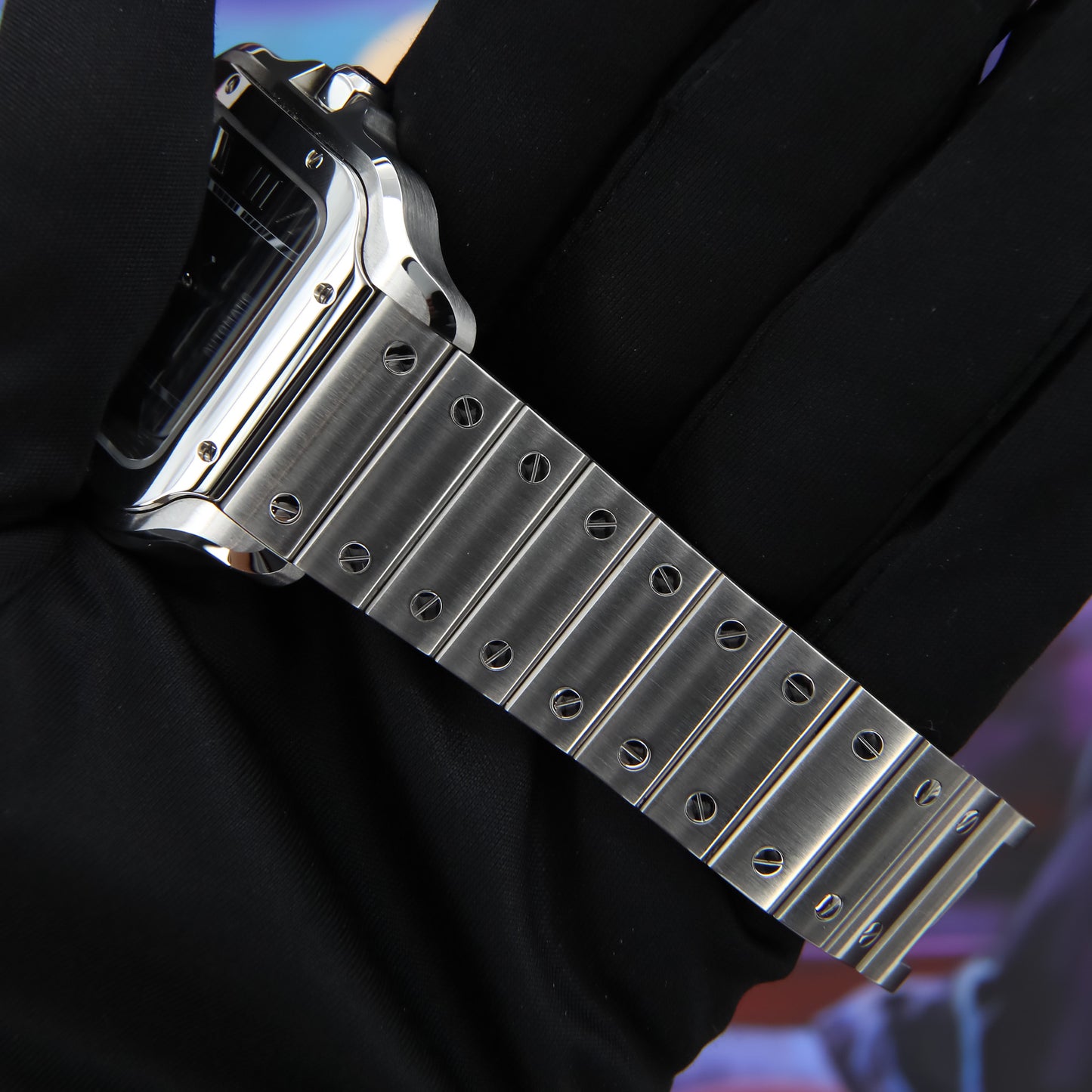 Cartier Santos Blue 2025 Complete - WSSA0071