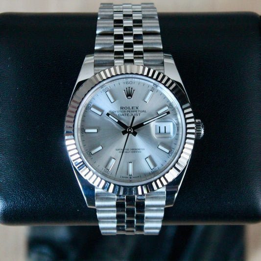 Rolex Datejust Silver Dial Jubilee 41mm - 126334