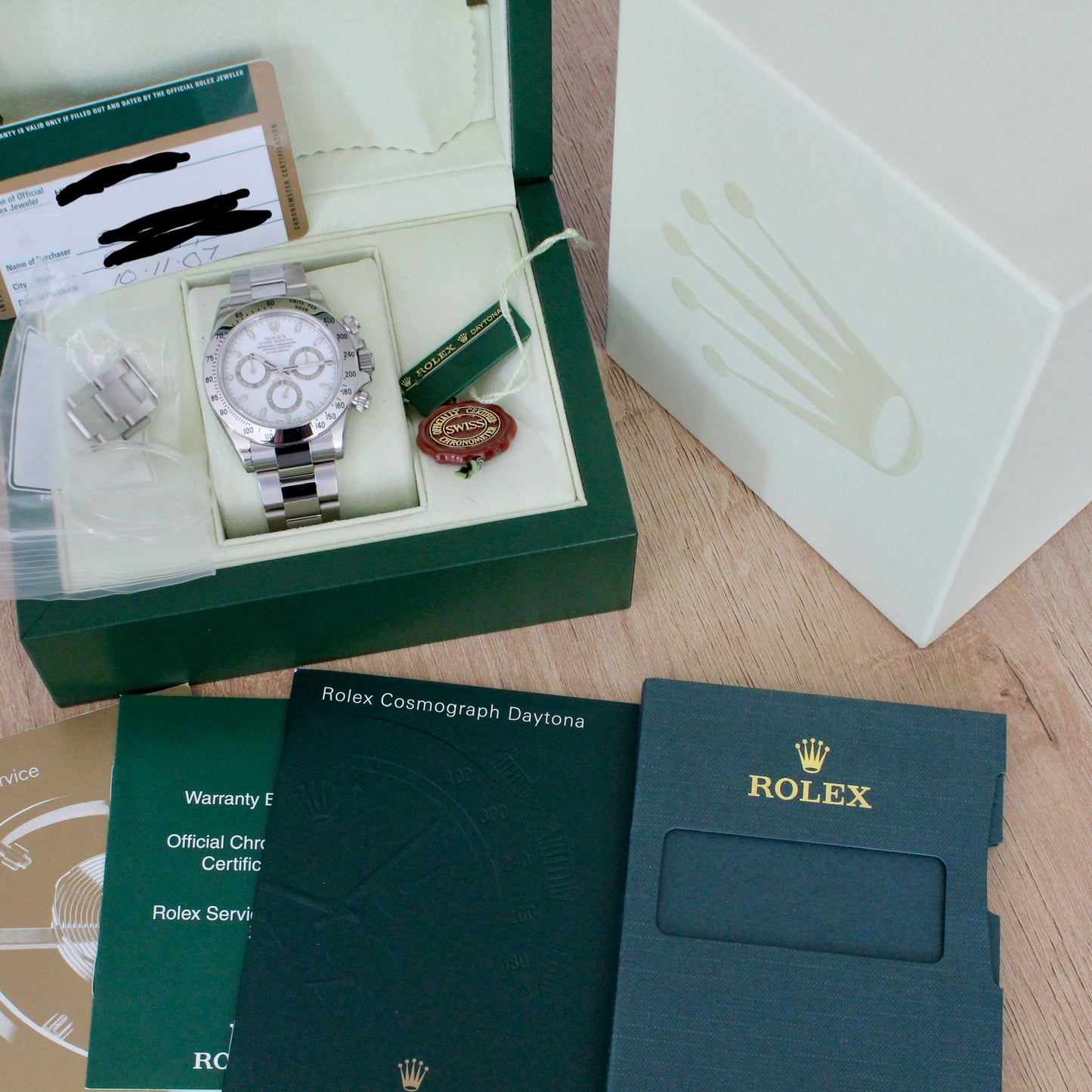 Rolex Daytona White Dial - 116520