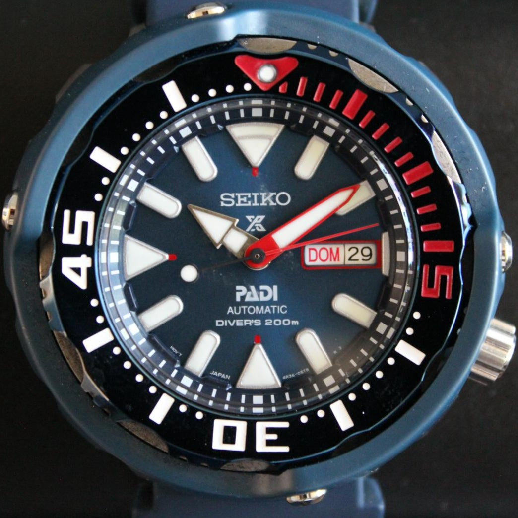 Seiko Special Edition "Japan" Dial Padi Monster Tuna Ceramic Divers Watch - SRPA83