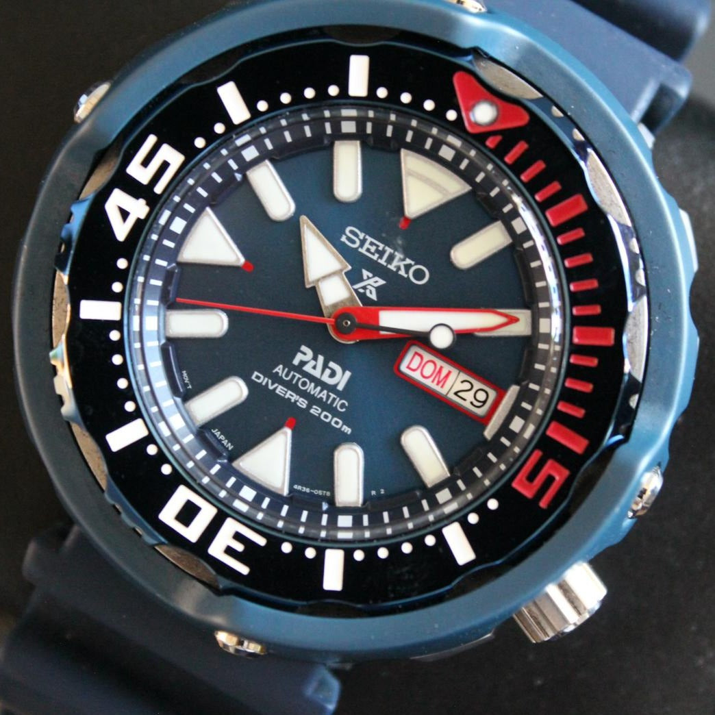 Seiko Special Edition "Japan" Dial Padi Monster Tuna Ceramic Divers Watch - SRPA83