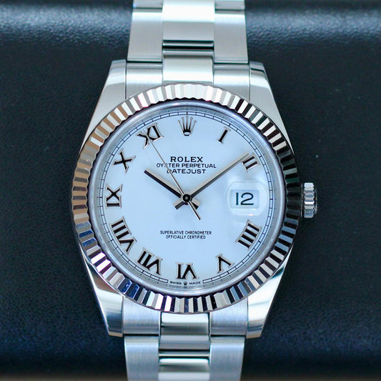 Rolex Datejust White Roman - 126334