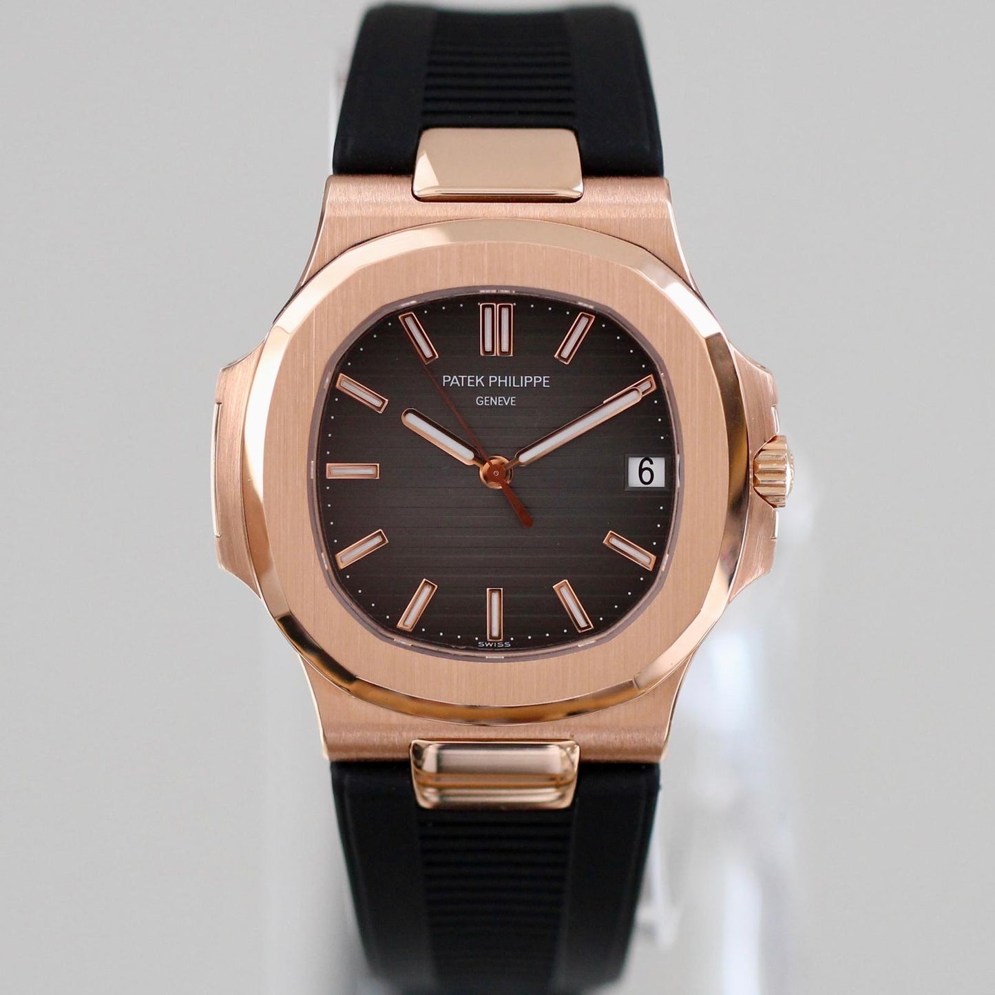 Patek Philippe Nautilus Rose Gold Leather - 5711R