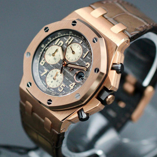 Audemars Piguet Royal Oak Offshore “Half Brick” Rhodium Dial - 26470OR