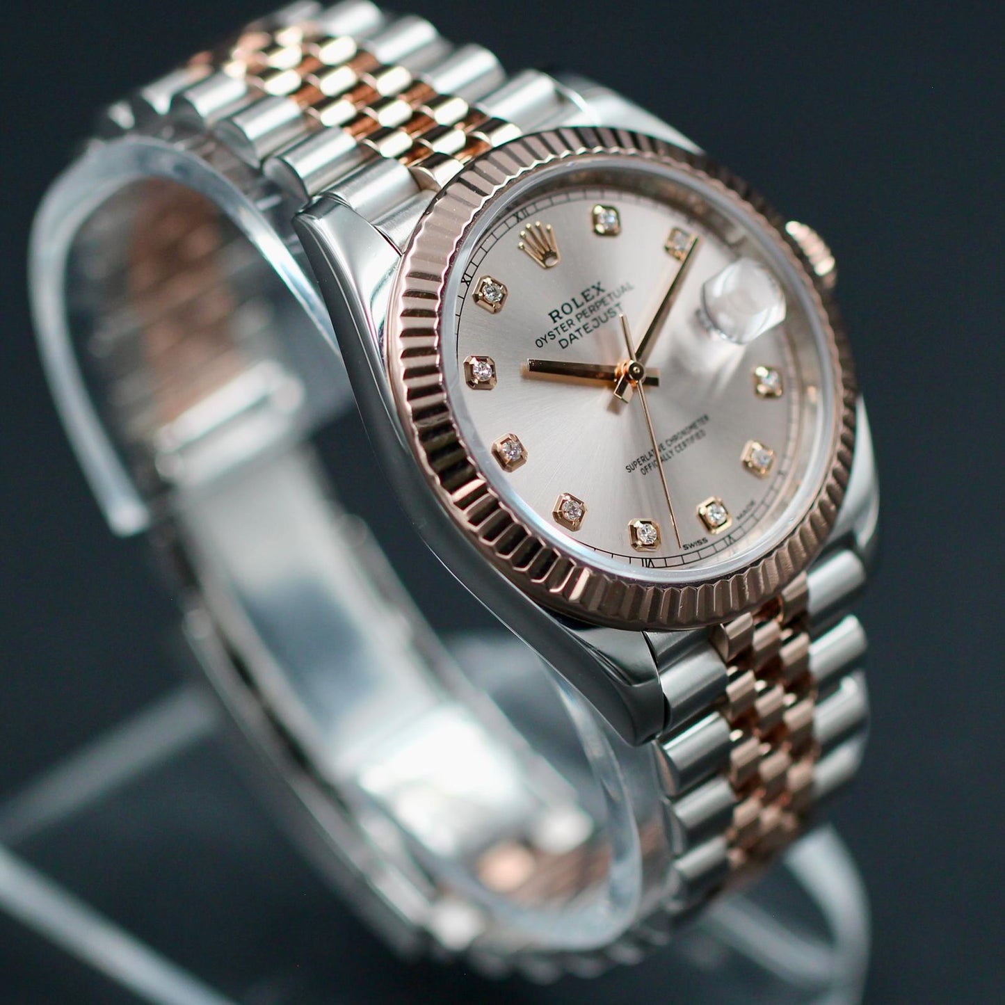 Rolex Datejust Sundust Diamond Dial 41mm - 126331