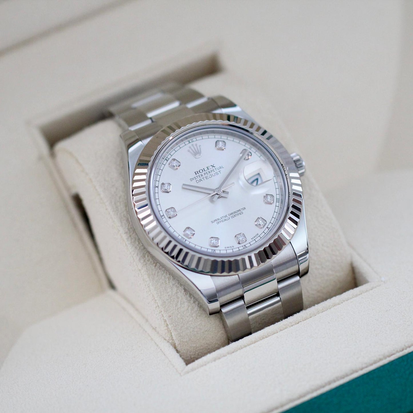 Rolex Datejust Diamond Indices 41mm - 116334